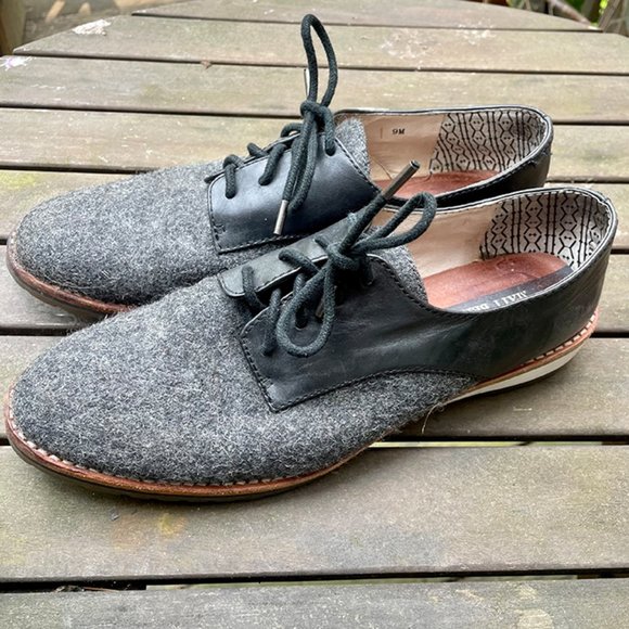 Matt Bernson Thames Oxfords, Black/Mid Grey, 9 - Picture 4 of 6